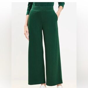 (3 FOR $25!)Lou & Grey Brushed Rib Wide Leg Pants, size M, never worn!